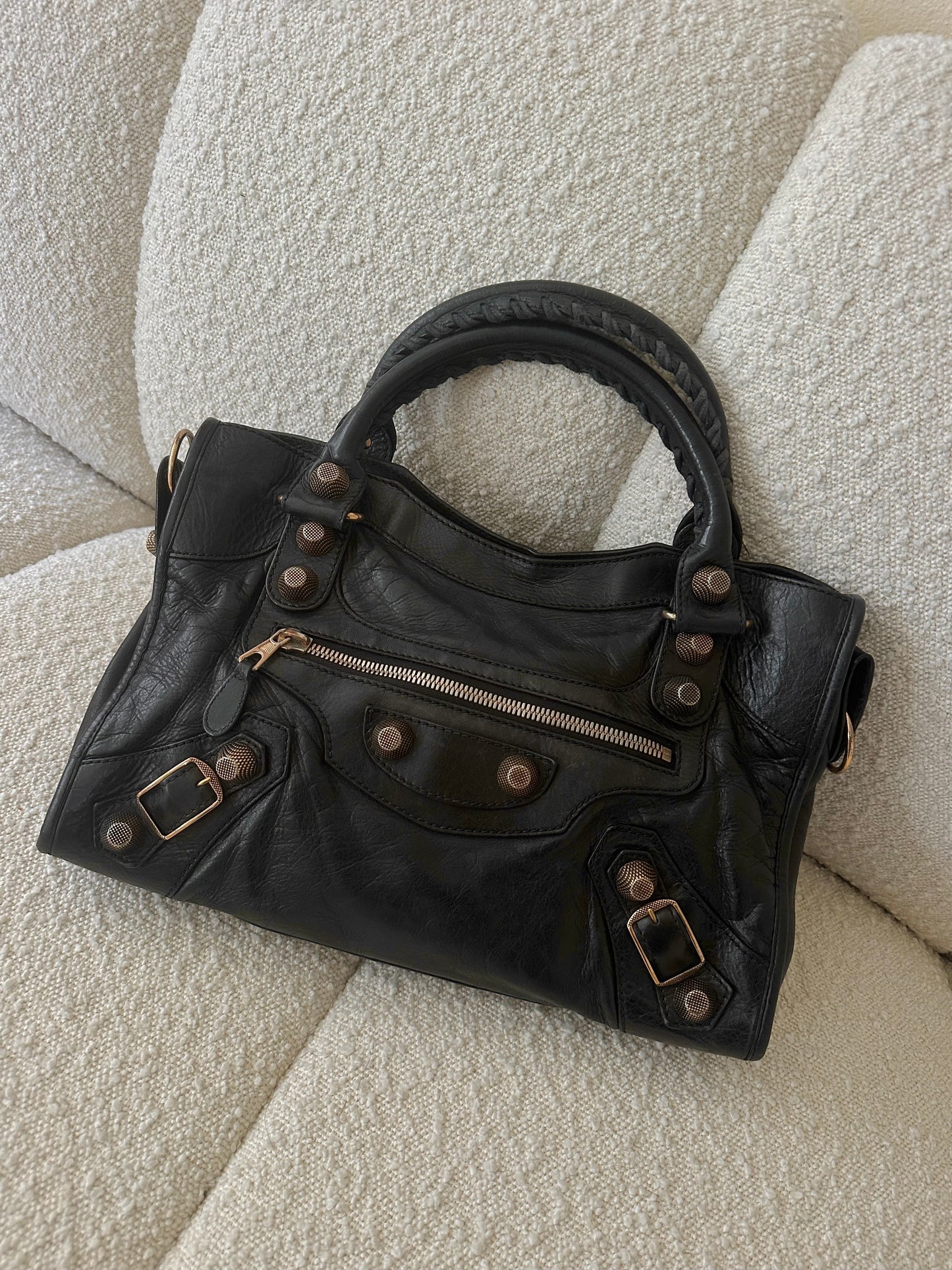 BALENCIAGA BLACK GIANT CITY BAG