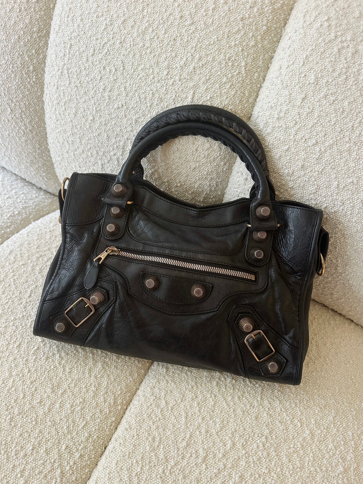 BALENCIAGA BLACK GIANT CITY BAG