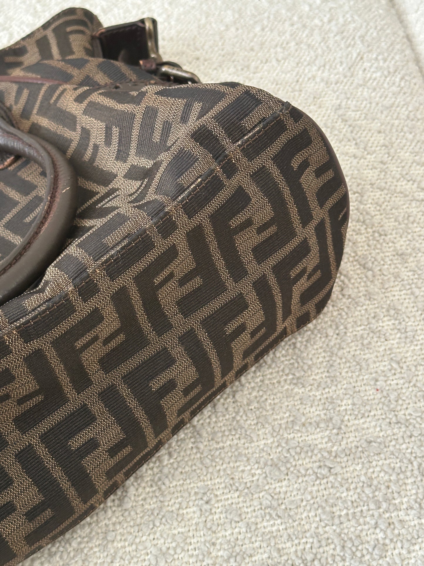 FENDI ETNICO ZUCCA CANVAS TOTE BAG