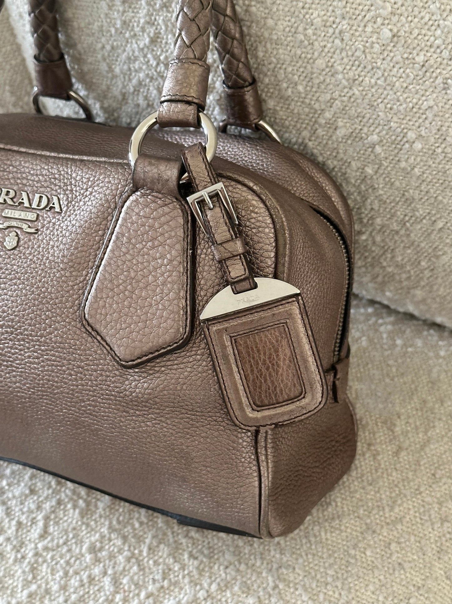 PRADA VITELLO DAINO BAULETTO BAG
