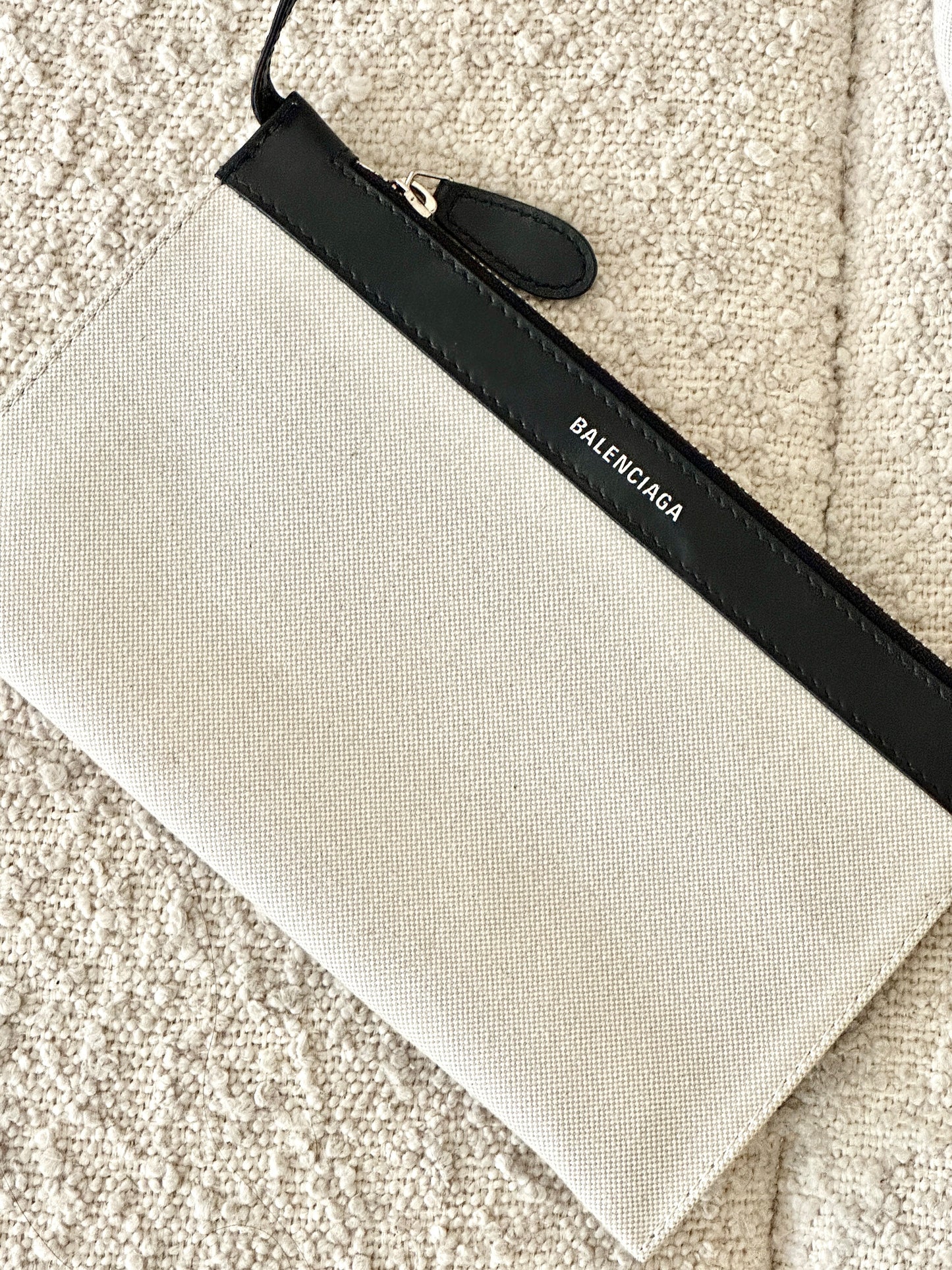 BALENCIAGA CABAS SMALL CANVAS TOTE BAG