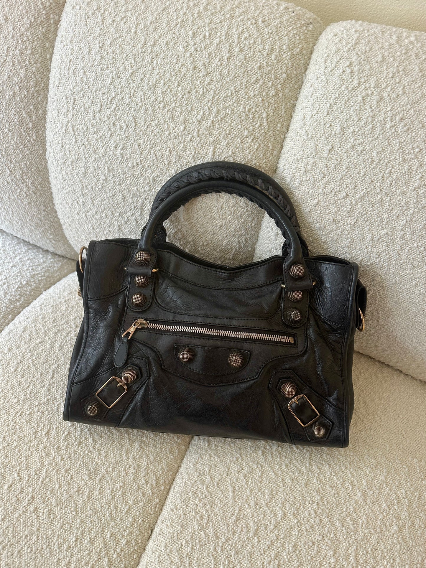 BALENCIAGA BLACK GIANT CITY BAG