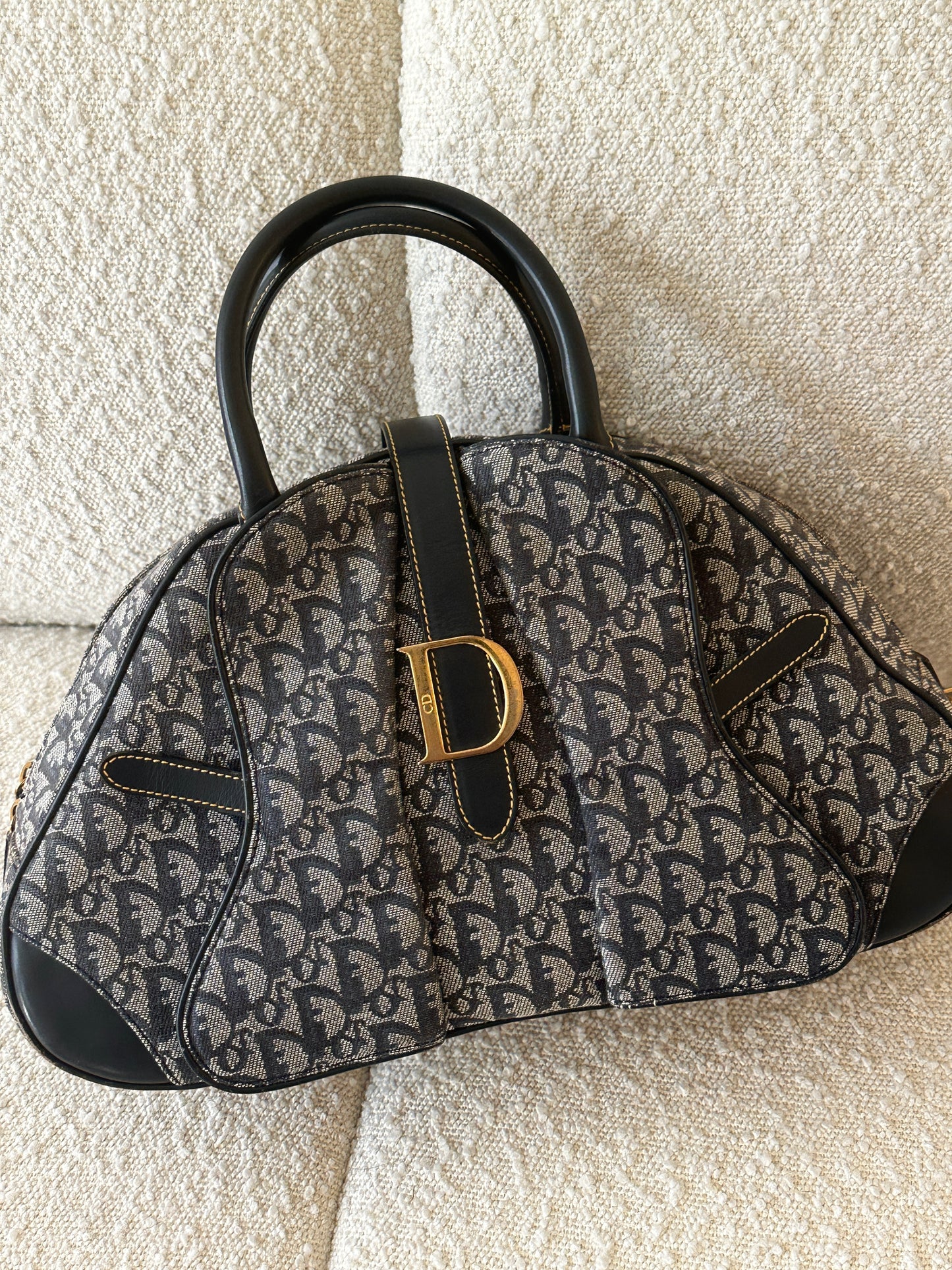 DIOR LARGE BOWLER DOUBLE SADDLE BAG
