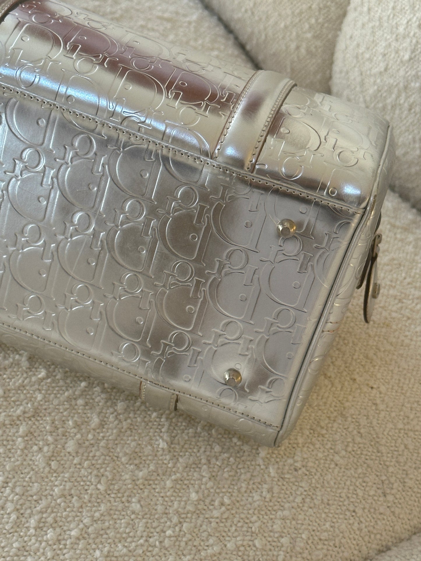 DIOR SILVER DIORISSIMO BOSTON BAG