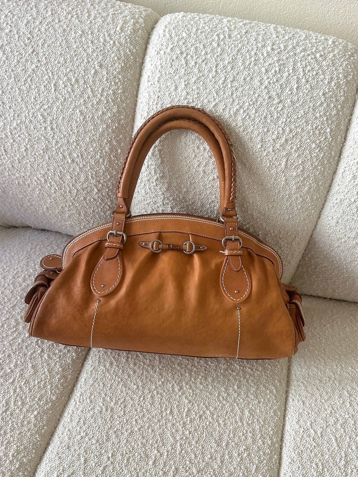 DIOR TAN MY FRAME POCKET BAG