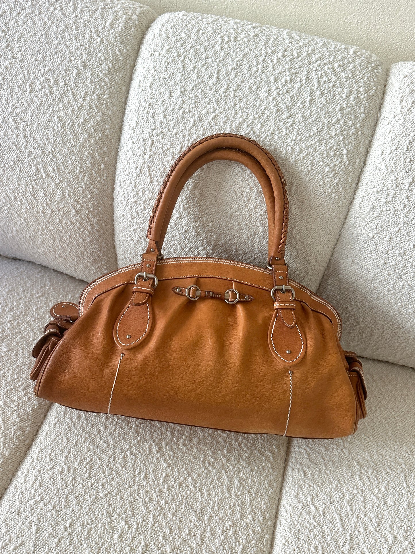 DIOR TAN MY FRAME POCKET BAG