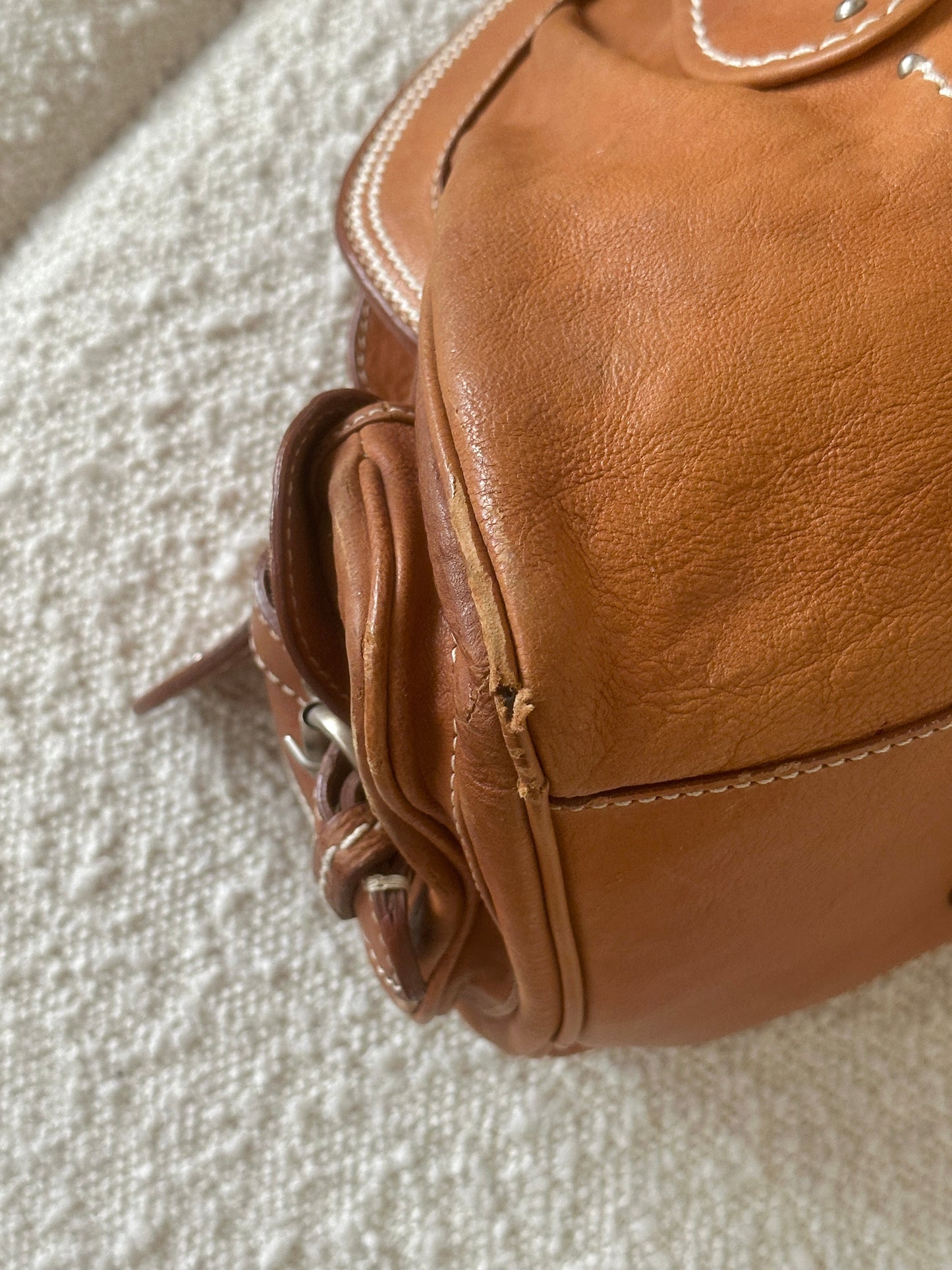 DIOR TAN MY FRAME POCKET BAG