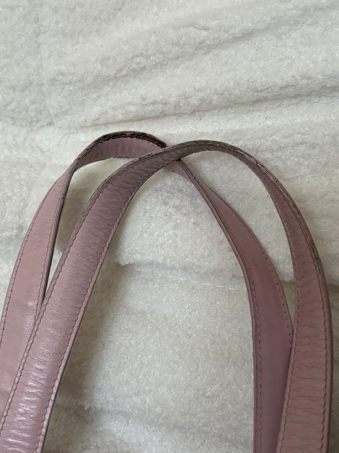 CHANEL PINK TRAVEL LINE NYLON TOTE BAG