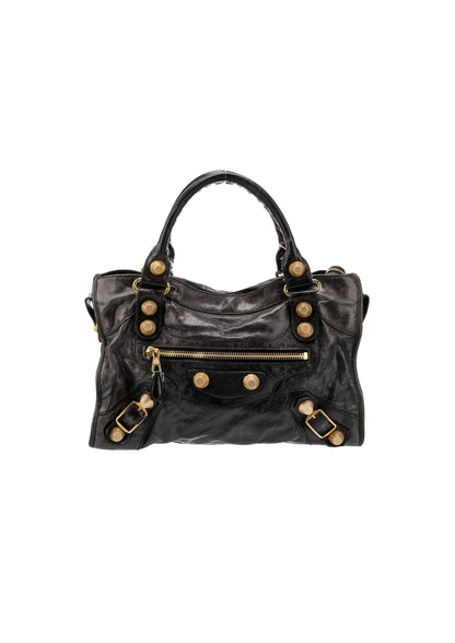 BALENCIAGA BLACK GIANT CITY BAG