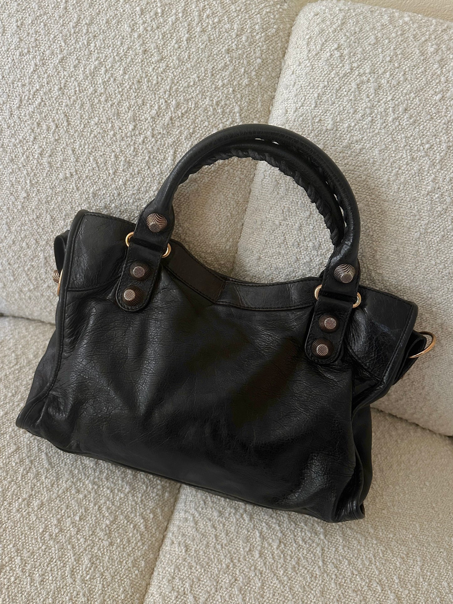 BALENCIAGA BLACK GIANT CITY BAG