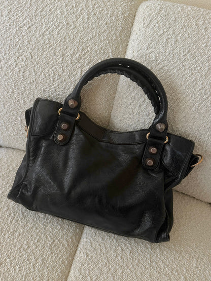 BALENCIAGA BLACK GIANT CITY BAG