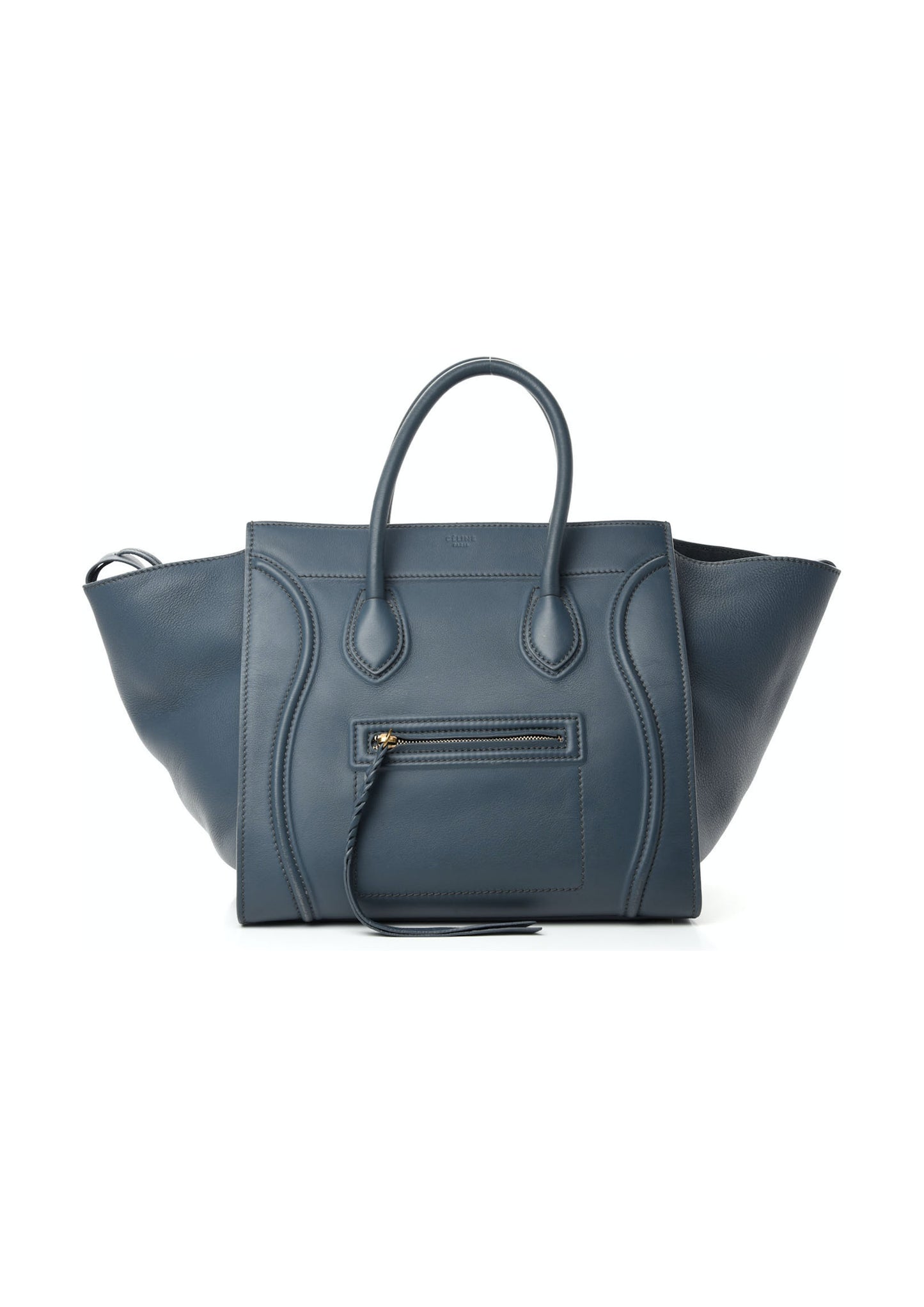 CELINE CALFSKIN PETROL BLUE PHANTOM LUGGAGE