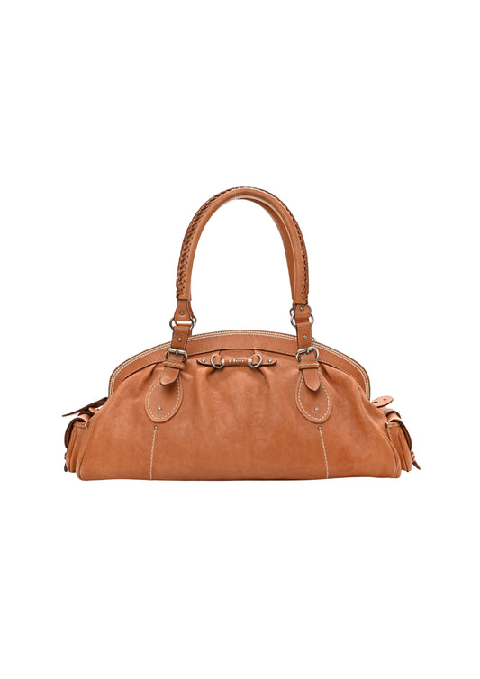 DIOR TAN MY FRAME POCKET BAG