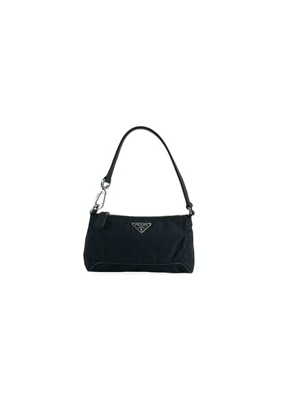 PRADA NYLON MINI CLIP TESSUTO POCHETTE