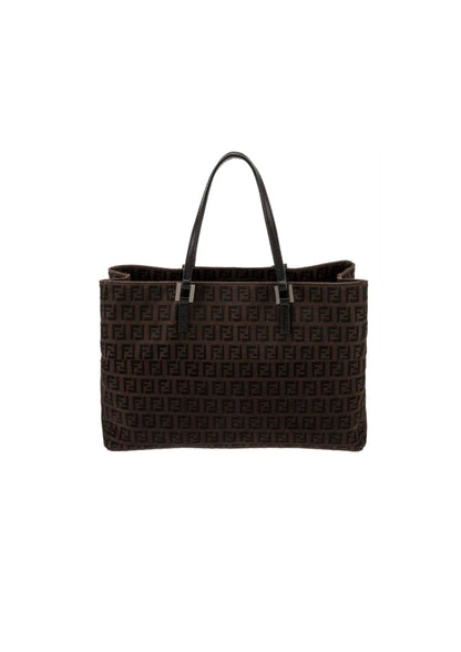 FENDI ZUCCHINO CANVAS MINI TOTE BAG
