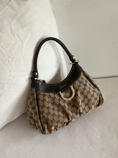 GUCCI GUCCISSIMA ABBEY D RING BAG