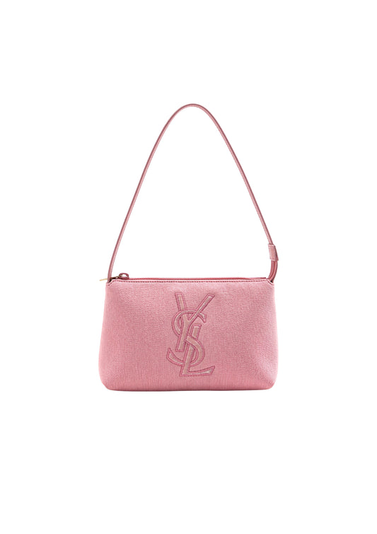 YSL RIVE GAUCHE MINI CANVAS SHOULDER BAG