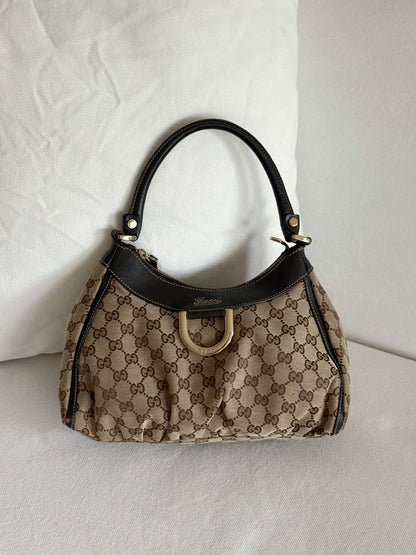 GUCCI GUCCISSIMA ABBEY D RING BAG