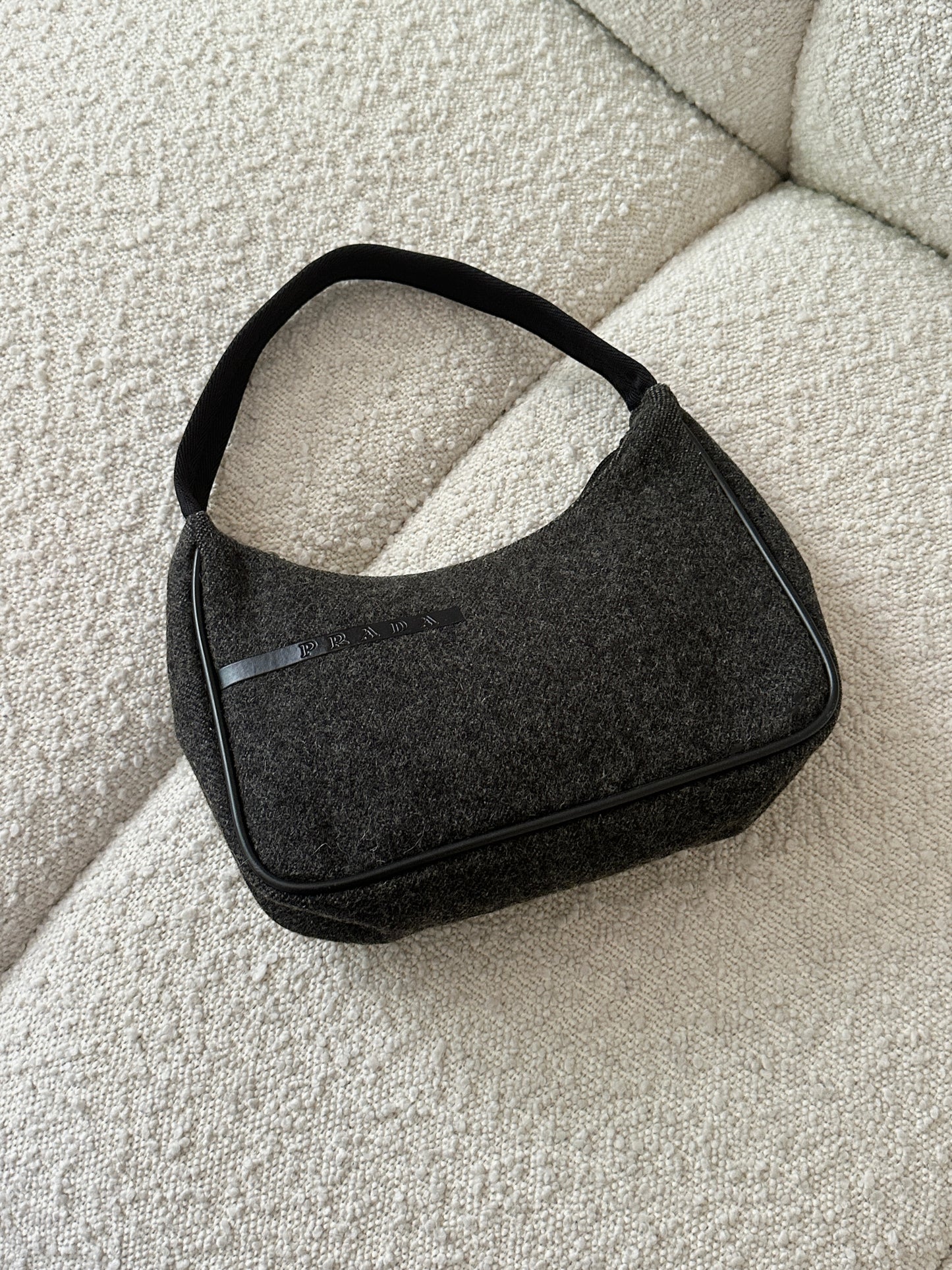 PRADA SPORT WOOL SHOULDER BAG