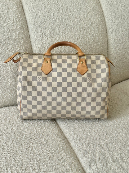LOUIS VUITTON SPEEDY 30 DAMIER AZUR