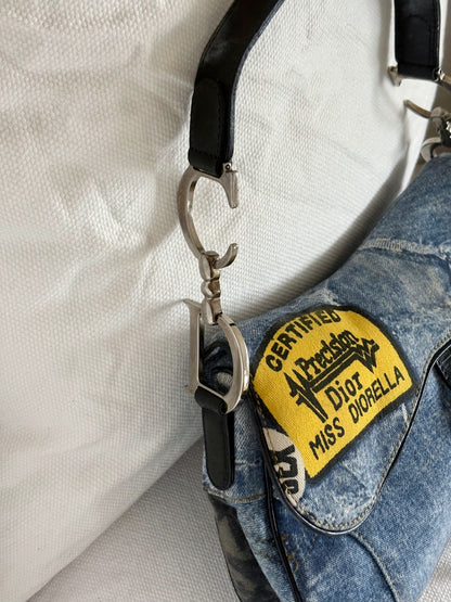 DIOR MISS DIORELLA DOUBLE SADDLE BAG