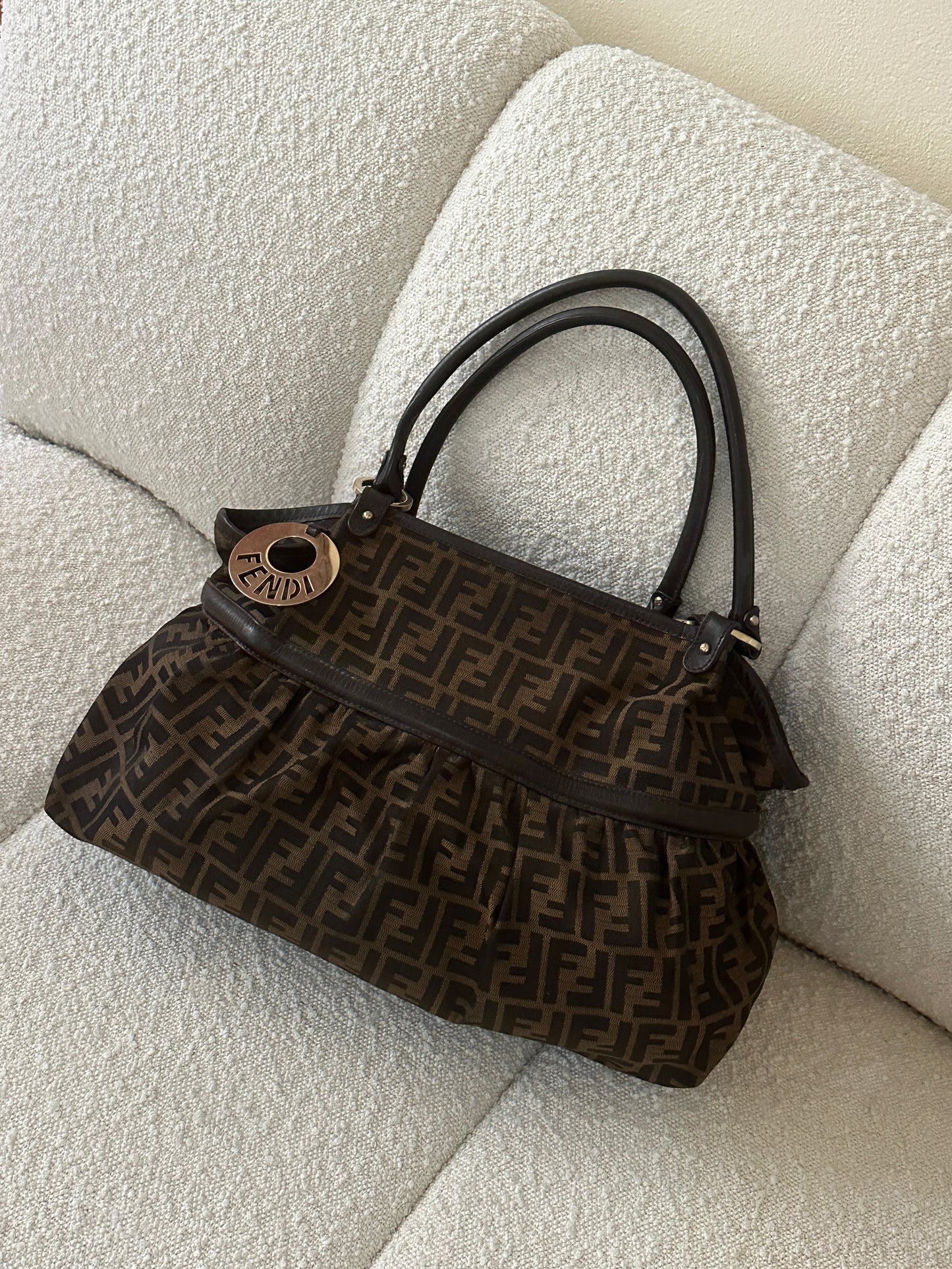 FENDI ZUCCA CHEF HOBO BAG