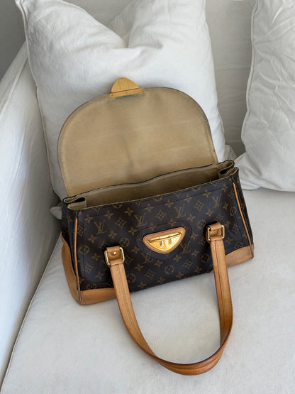 BEVERLY GM MONOGRAM SHOULDER BAG