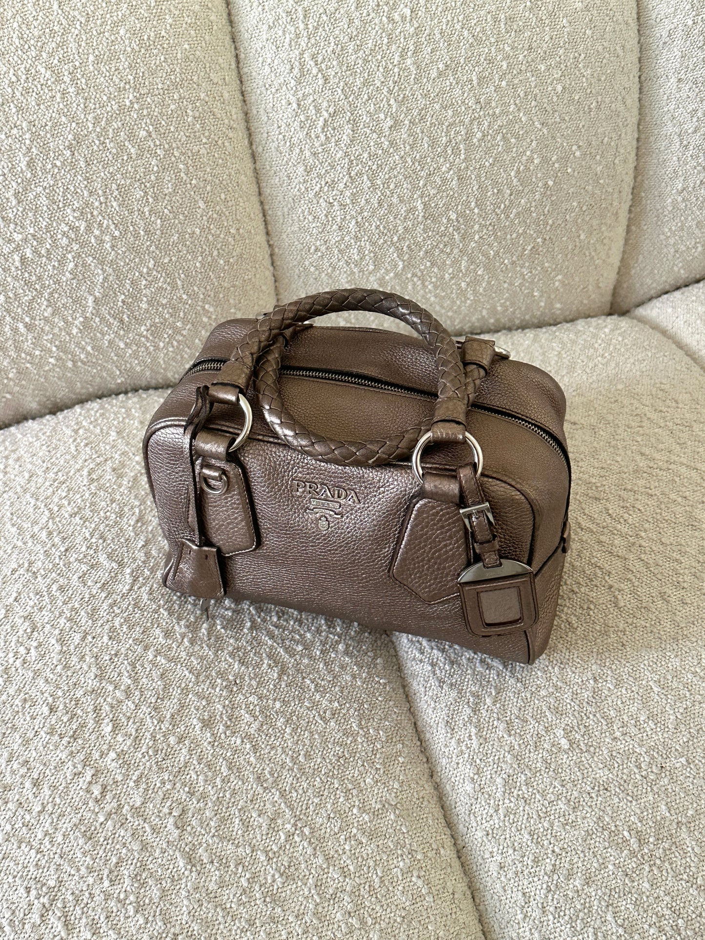 PRADA VITELLO DAINO BAULETTO BAG