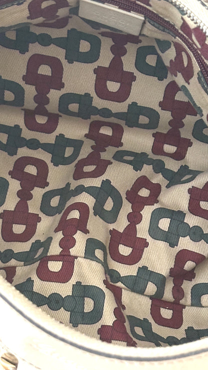 GUCCI BEIGE GUCCISSIMA ABBEY D RING BAG