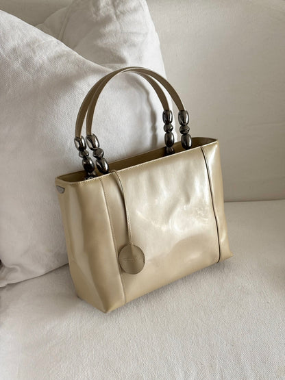 MALICE PEARL PATENT LEATHER BAG