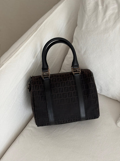 FENDI ZUCCHINO BAULETTO BOWLING BAG