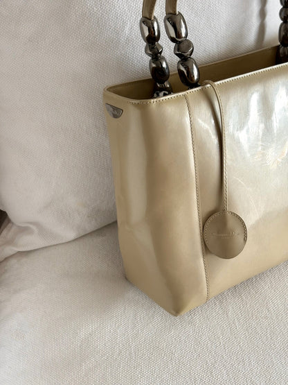 MALICE PEARL PATENT LEATHER BAG