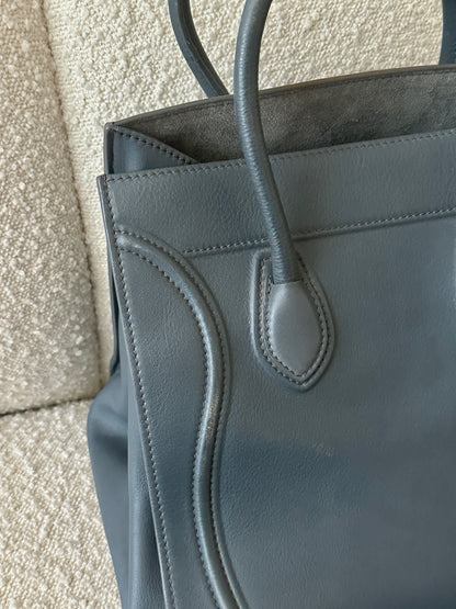 CELINE CALFSKIN PETROL BLUE PHANTOM LUGGAGE