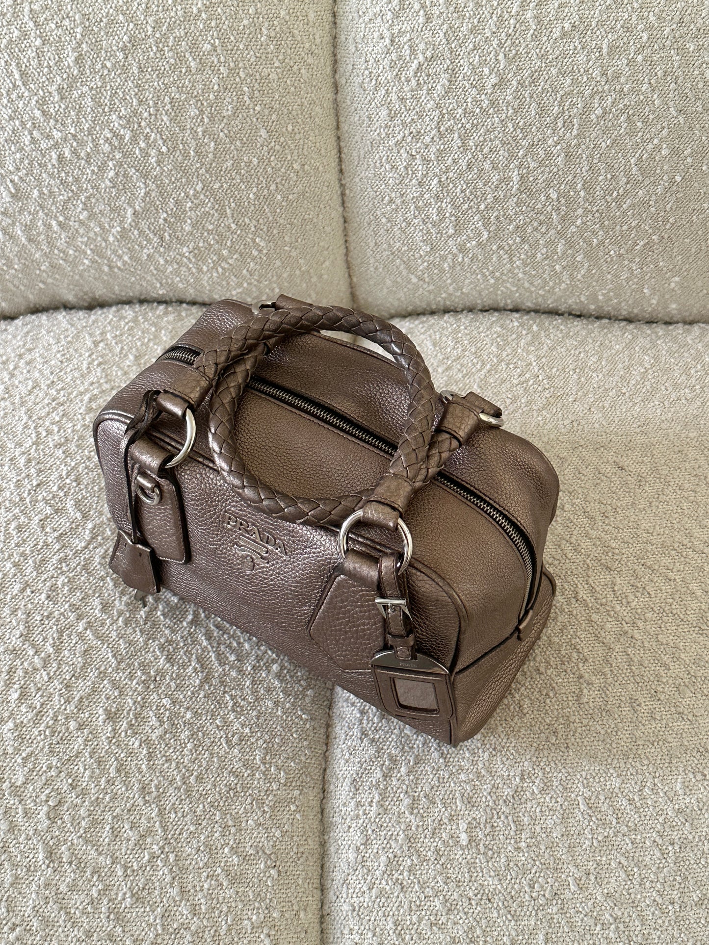 PRADA VITELLO DAINO BAULETTO BAG