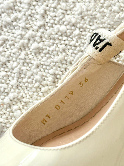 DIOR J’ADIOR PATENT CALFSKIN SLINGBACK HEELS