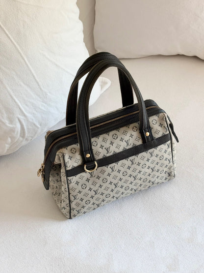 LOUIS VUITTON MONOGRAM MINI LIN CANVAS JOSEPHINE BAG