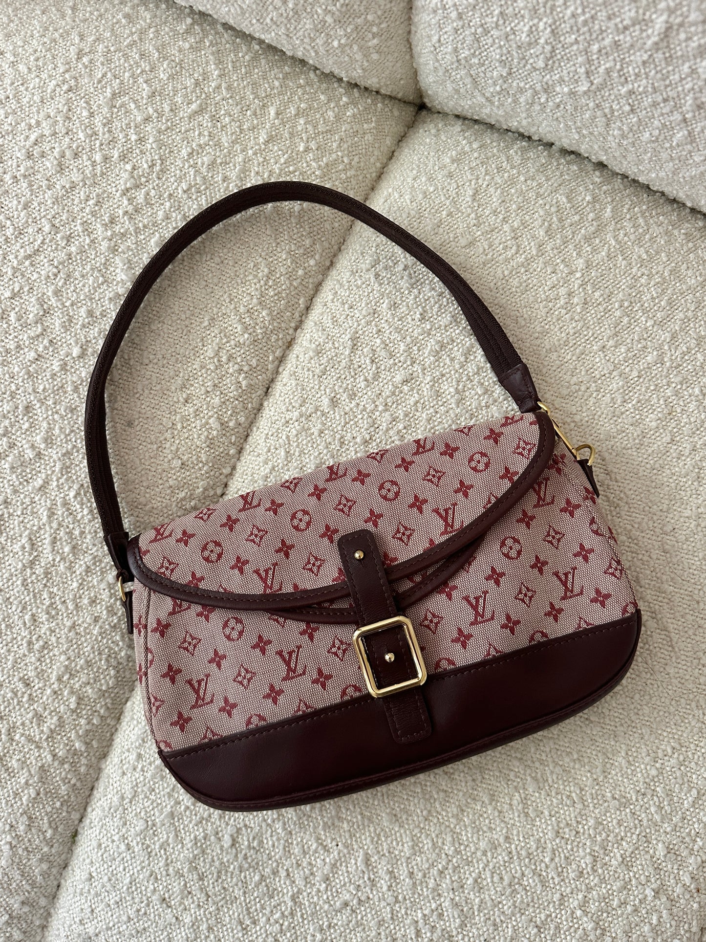 LOUIS VUITTON CHERRY MINI LIN MARJORIE SHOULDER BAG