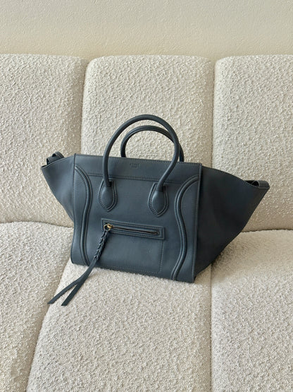CELINE CALFSKIN PETROL BLUE PHANTOM LUGGAGE