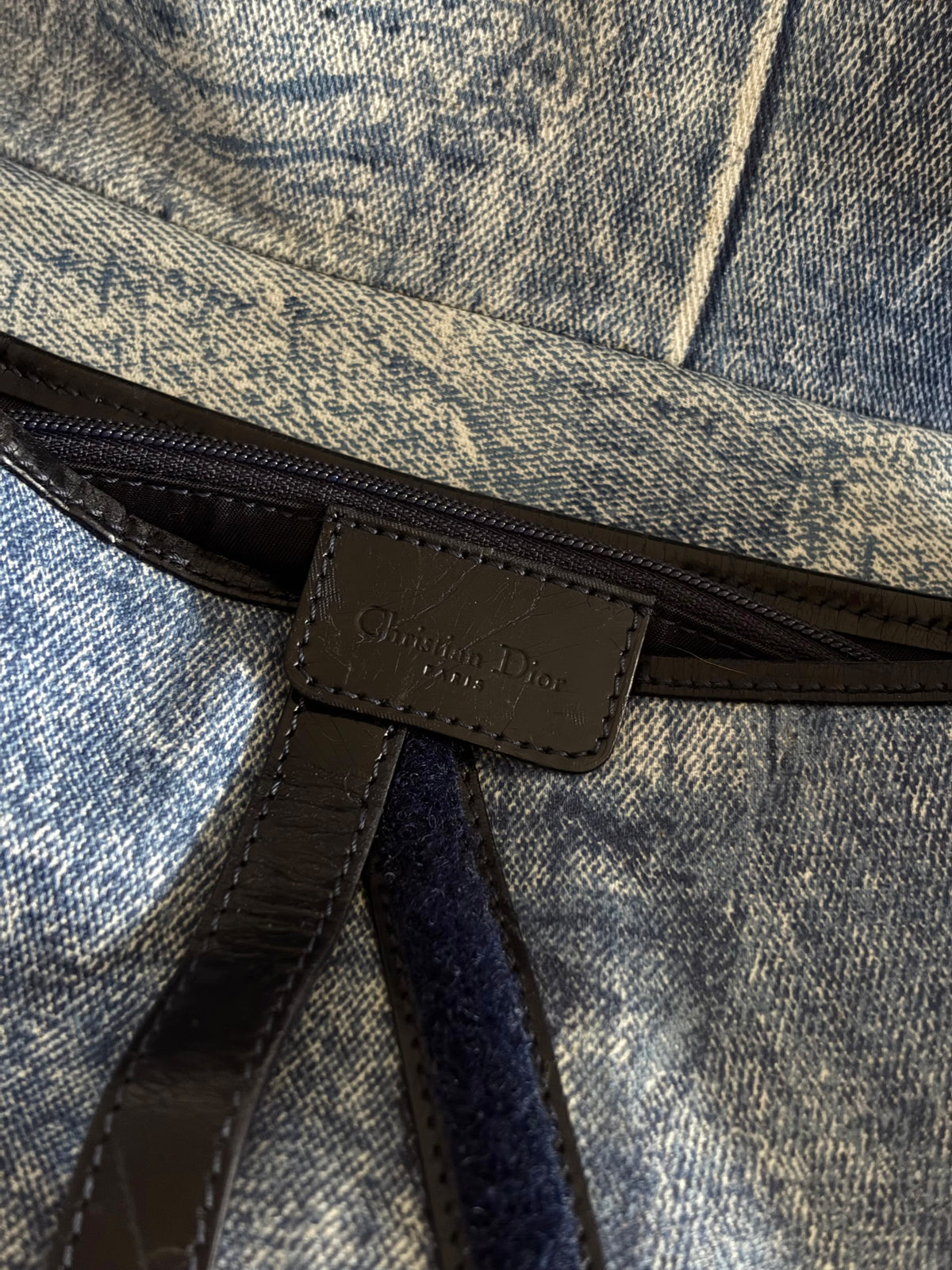DIOR MISS DIORELLA DOUBLE SADDLE BAG