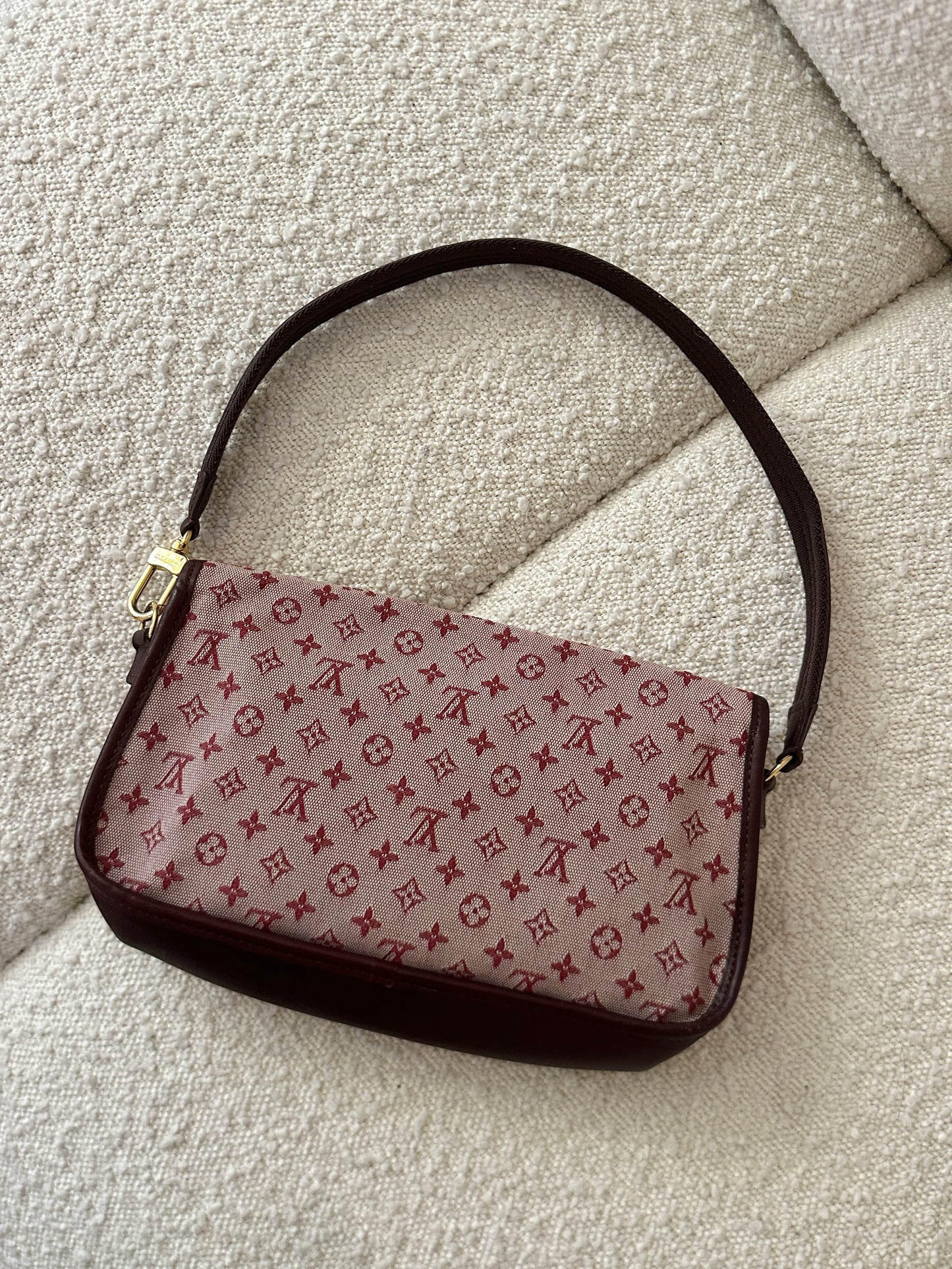 LOUIS VUITTON CHERRY MINI LIN MARJORIE SHOULDER BAG