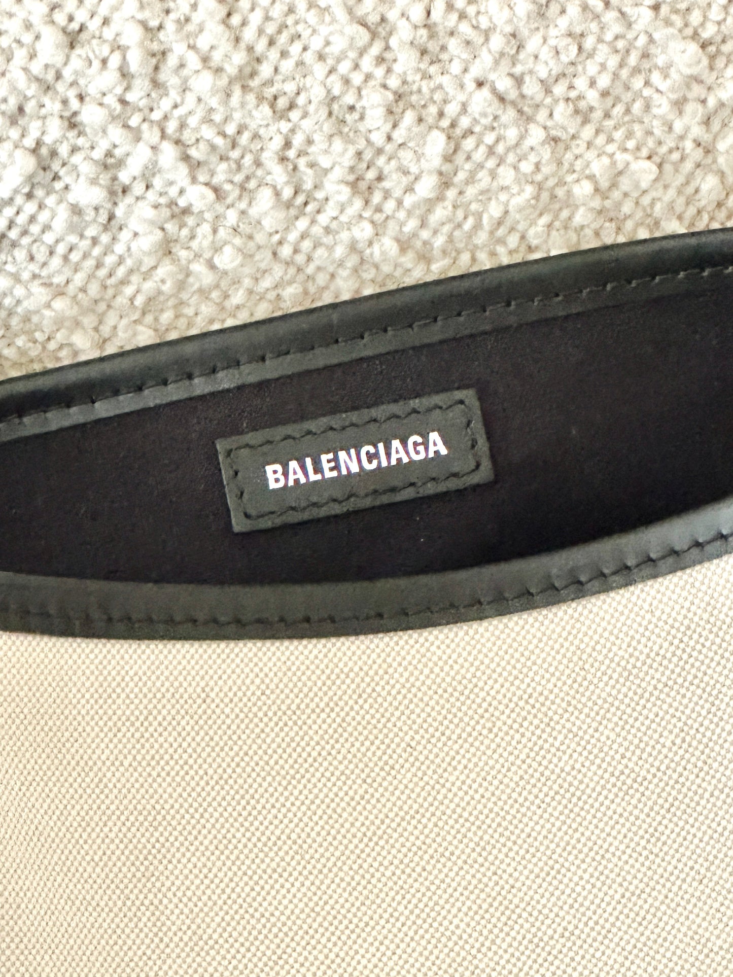 BALENCIAGA CABAS SMALL CANVAS TOTE BAG