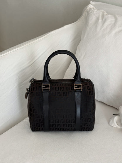 FENDI ZUCCHINO BAULETTO BOWLING BAG