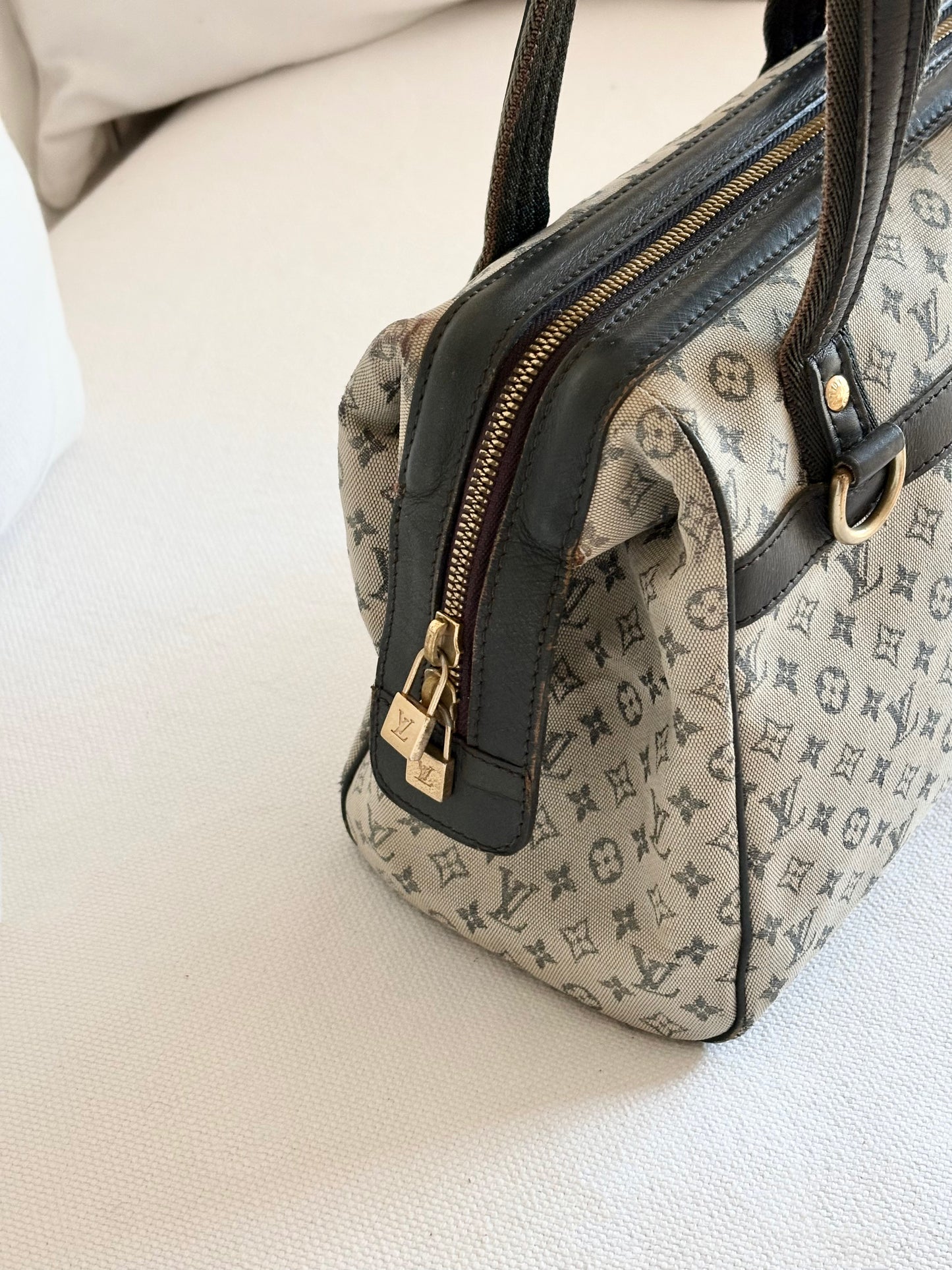 LOUIS VUITTON MONOGRAM MINI LIN CANVAS JOSEPHINE BAG