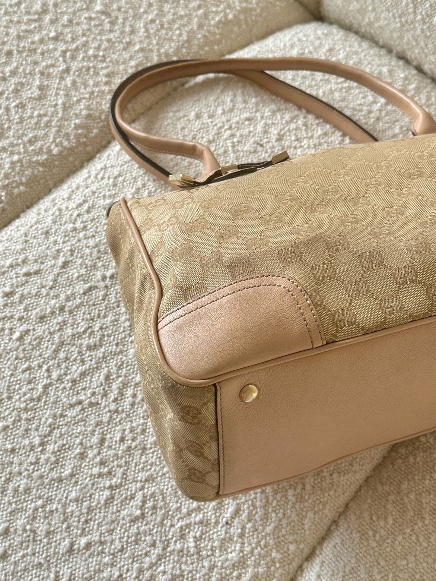 GUCCI PRINCY RIBBON GUCCISSIMA TOTE BAG
