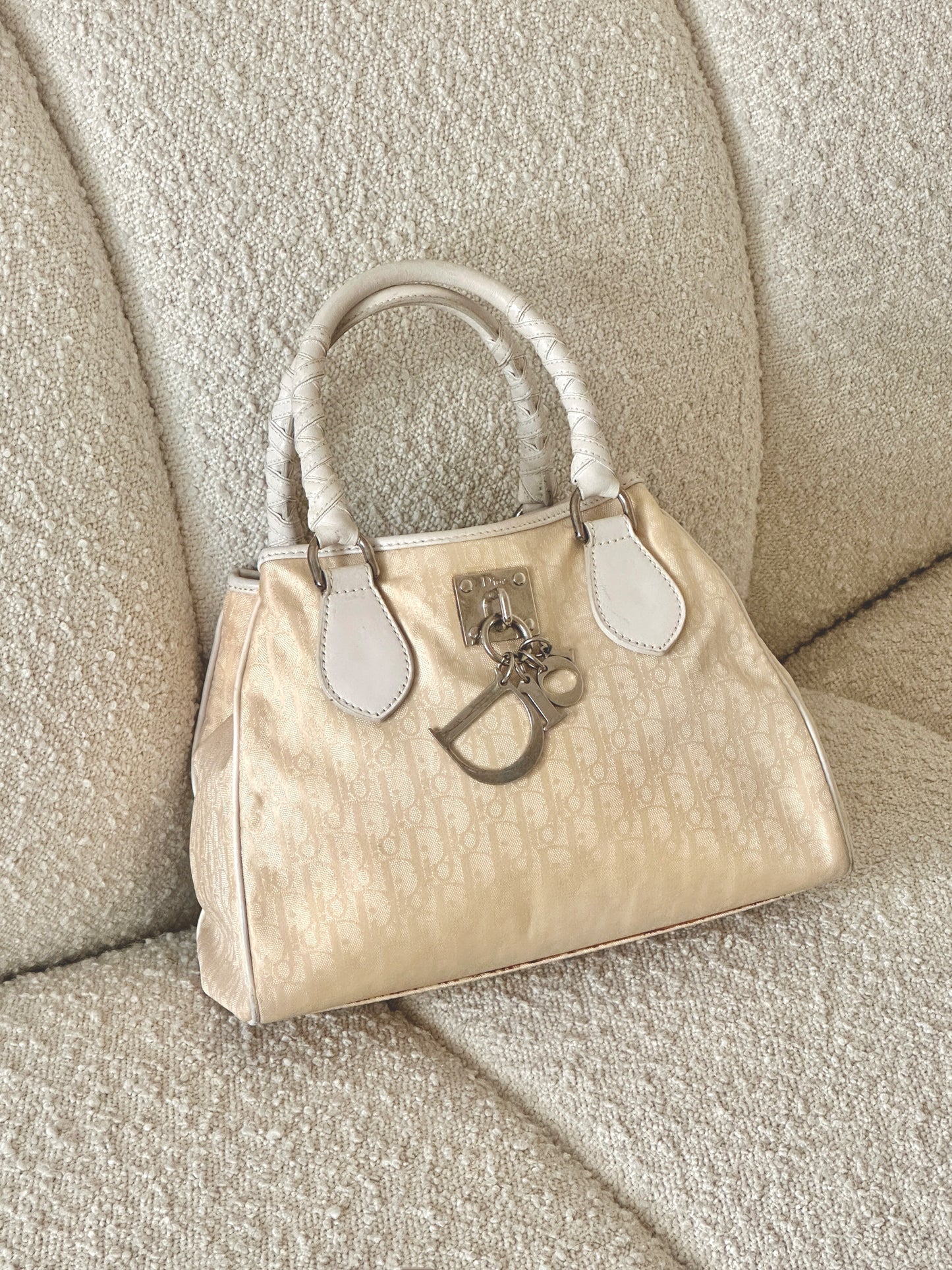 DIOR LOVELY CHARM TROTTER MINI TOTE BAG
