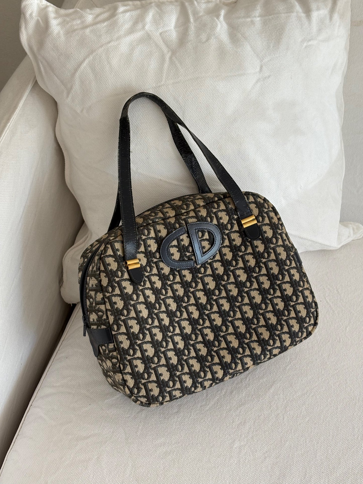 OBLIQUE MONOGRAM TROTTER BOWLING BAG