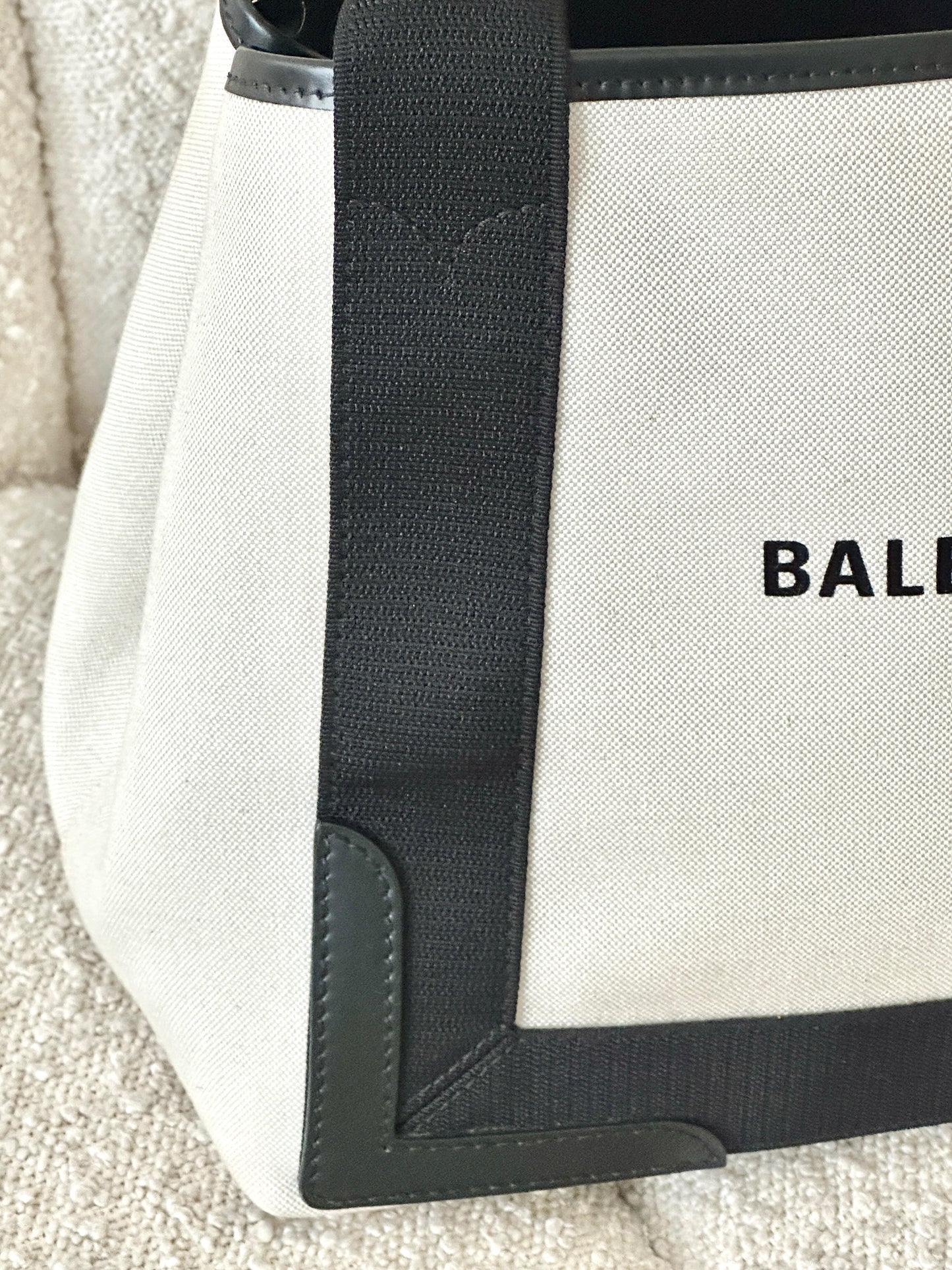 BALENCIAGA CABAS SMALL CANVAS TOTE BAG