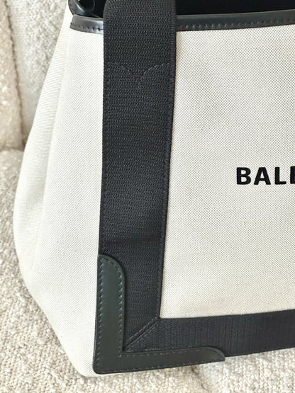 BALENCIAGA CABAS SMALL CANVAS TOTE BAG