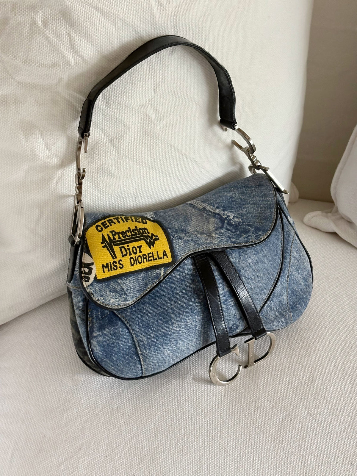 DIOR MISS DIORELLA DOUBLE SADDLE BAG