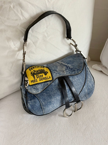 DIOR MISS DIORELLA DOUBLE SADDLE BAG
